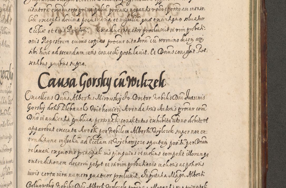 Zdjęcie nr 1165 dla obiektu archiwalnego: Illustrissimo et Reverendissimo in Christo Patre Domino Domino Petro Tylicki Dei et Apostolice Sedis Gratia Episcopo Cracoviensis Duce Severiensis Acta actorum causarum sententiarum tam interloquutoriarum quam definitivarum decretorum obligationum, quietationum, recognitionum, constitutionum procuratorum etc. etc. coram Admodum Reverendo Domino Thoma Oborski I. V. Doctore Canonico Vicario in Spiritualibus et Officiali generali Cracoviensis in anno Domini Millesimo Sexcentessimo Decimoquarto Cuius Indictio duodecima Pontificus SS. D. N. D. Pauli Divina providentia Papae quinti Anno decimo foeliciter incipiunt