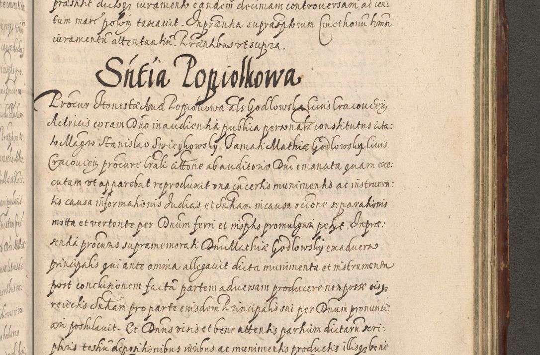 Zdjęcie nr 1147 dla obiektu archiwalnego: Illustrissimo et Reverendissimo in Christo Patre Domino Domino Petro Tylicki Dei et Apostolice Sedis Gratia Episcopo Cracoviensis Duce Severiensis Acta actorum causarum sententiarum tam interloquutoriarum quam definitivarum decretorum obligationum, quietationum, recognitionum, constitutionum procuratorum etc. etc. coram Admodum Reverendo Domino Thoma Oborski I. V. Doctore Canonico Vicario in Spiritualibus et Officiali generali Cracoviensis in anno Domini Millesimo Sexcentessimo Decimoquarto Cuius Indictio duodecima Pontificus SS. D. N. D. Pauli Divina providentia Papae quinti Anno decimo foeliciter incipiunt
