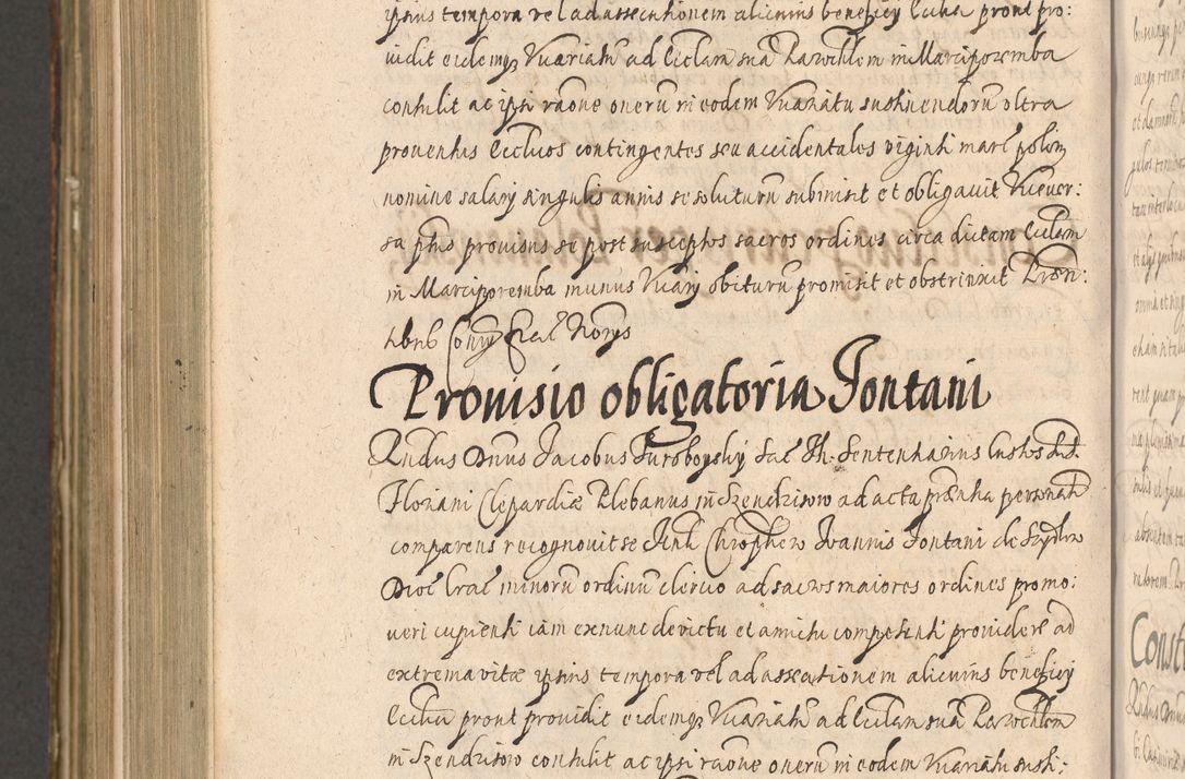 Zdjęcie nr 1136 dla obiektu archiwalnego: Illustrissimo et Reverendissimo in Christo Patre Domino Domino Petro Tylicki Dei et Apostolice Sedis Gratia Episcopo Cracoviensis Duce Severiensis Acta actorum causarum sententiarum tam interloquutoriarum quam definitivarum decretorum obligationum, quietationum, recognitionum, constitutionum procuratorum etc. etc. coram Admodum Reverendo Domino Thoma Oborski I. V. Doctore Canonico Vicario in Spiritualibus et Officiali generali Cracoviensis in anno Domini Millesimo Sexcentessimo Decimoquarto Cuius Indictio duodecima Pontificus SS. D. N. D. Pauli Divina providentia Papae quinti Anno decimo foeliciter incipiunt
