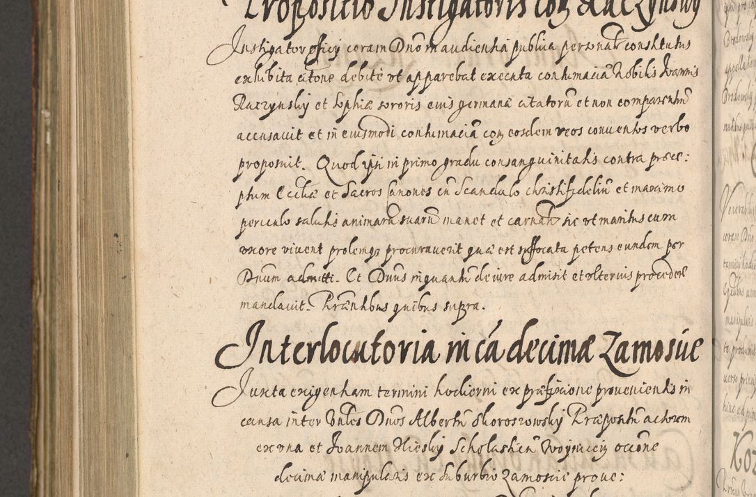 Zdjęcie nr 1120 dla obiektu archiwalnego: Illustrissimo et Reverendissimo in Christo Patre Domino Domino Petro Tylicki Dei et Apostolice Sedis Gratia Episcopo Cracoviensis Duce Severiensis Acta actorum causarum sententiarum tam interloquutoriarum quam definitivarum decretorum obligationum, quietationum, recognitionum, constitutionum procuratorum etc. etc. coram Admodum Reverendo Domino Thoma Oborski I. V. Doctore Canonico Vicario in Spiritualibus et Officiali generali Cracoviensis in anno Domini Millesimo Sexcentessimo Decimoquarto Cuius Indictio duodecima Pontificus SS. D. N. D. Pauli Divina providentia Papae quinti Anno decimo foeliciter incipiunt