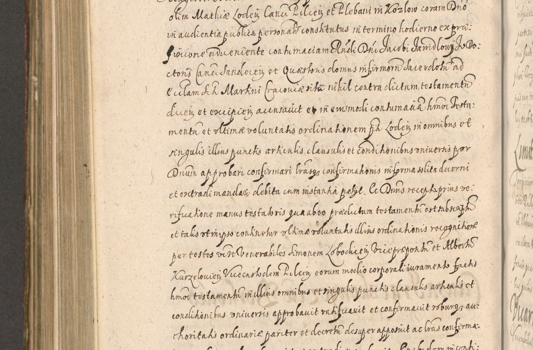 Zdjęcie nr 1094 dla obiektu archiwalnego: Illustrissimo et Reverendissimo in Christo Patre Domino Domino Petro Tylicki Dei et Apostolice Sedis Gratia Episcopo Cracoviensis Duce Severiensis Acta actorum causarum sententiarum tam interloquutoriarum quam definitivarum decretorum obligationum, quietationum, recognitionum, constitutionum procuratorum etc. etc. coram Admodum Reverendo Domino Thoma Oborski I. V. Doctore Canonico Vicario in Spiritualibus et Officiali generali Cracoviensis in anno Domini Millesimo Sexcentessimo Decimoquarto Cuius Indictio duodecima Pontificus SS. D. N. D. Pauli Divina providentia Papae quinti Anno decimo foeliciter incipiunt