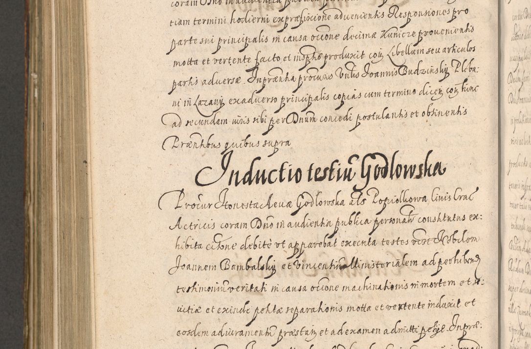 Zdjęcie nr 1084 dla obiektu archiwalnego: Illustrissimo et Reverendissimo in Christo Patre Domino Domino Petro Tylicki Dei et Apostolice Sedis Gratia Episcopo Cracoviensis Duce Severiensis Acta actorum causarum sententiarum tam interloquutoriarum quam definitivarum decretorum obligationum, quietationum, recognitionum, constitutionum procuratorum etc. etc. coram Admodum Reverendo Domino Thoma Oborski I. V. Doctore Canonico Vicario in Spiritualibus et Officiali generali Cracoviensis in anno Domini Millesimo Sexcentessimo Decimoquarto Cuius Indictio duodecima Pontificus SS. D. N. D. Pauli Divina providentia Papae quinti Anno decimo foeliciter incipiunt