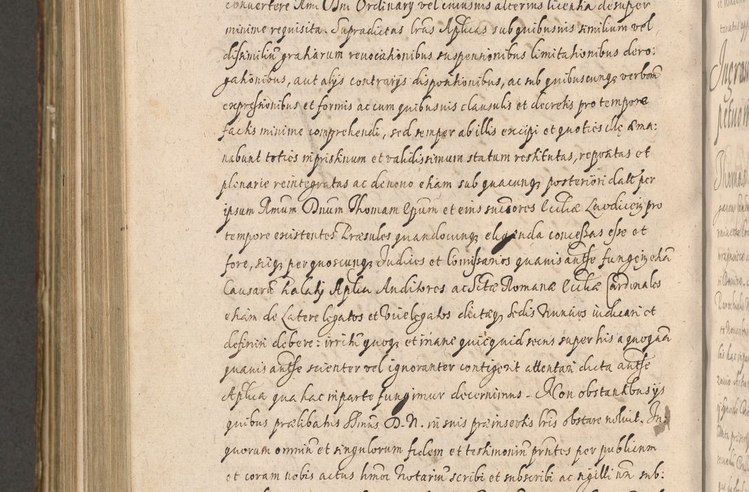 Zdjęcie nr 1072 dla obiektu archiwalnego: Illustrissimo et Reverendissimo in Christo Patre Domino Domino Petro Tylicki Dei et Apostolice Sedis Gratia Episcopo Cracoviensis Duce Severiensis Acta actorum causarum sententiarum tam interloquutoriarum quam definitivarum decretorum obligationum, quietationum, recognitionum, constitutionum procuratorum etc. etc. coram Admodum Reverendo Domino Thoma Oborski I. V. Doctore Canonico Vicario in Spiritualibus et Officiali generali Cracoviensis in anno Domini Millesimo Sexcentessimo Decimoquarto Cuius Indictio duodecima Pontificus SS. D. N. D. Pauli Divina providentia Papae quinti Anno decimo foeliciter incipiunt