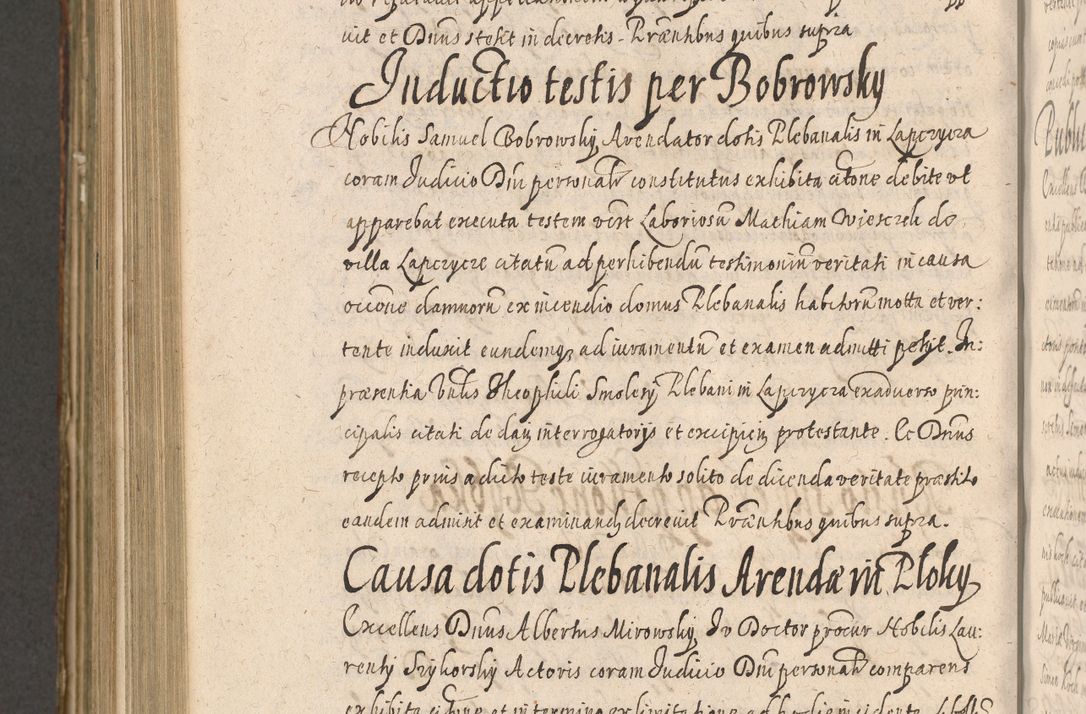 Zdjęcie nr 1050 dla obiektu archiwalnego: Illustrissimo et Reverendissimo in Christo Patre Domino Domino Petro Tylicki Dei et Apostolice Sedis Gratia Episcopo Cracoviensis Duce Severiensis Acta actorum causarum sententiarum tam interloquutoriarum quam definitivarum decretorum obligationum, quietationum, recognitionum, constitutionum procuratorum etc. etc. coram Admodum Reverendo Domino Thoma Oborski I. V. Doctore Canonico Vicario in Spiritualibus et Officiali generali Cracoviensis in anno Domini Millesimo Sexcentessimo Decimoquarto Cuius Indictio duodecima Pontificus SS. D. N. D. Pauli Divina providentia Papae quinti Anno decimo foeliciter incipiunt