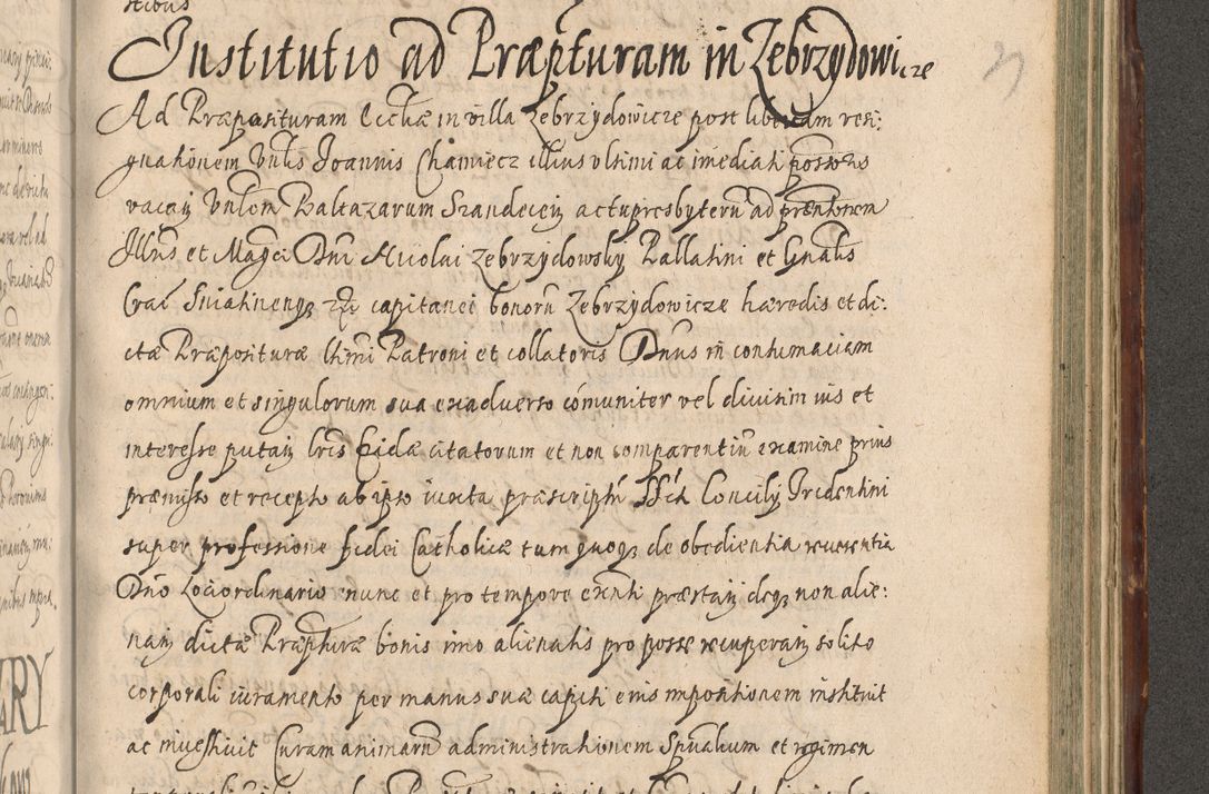 Zdjęcie nr 1029 dla obiektu archiwalnego: Illustrissimo et Reverendissimo in Christo Patre Domino Domino Petro Tylicki Dei et Apostolice Sedis Gratia Episcopo Cracoviensis Duce Severiensis Acta actorum causarum sententiarum tam interloquutoriarum quam definitivarum decretorum obligationum, quietationum, recognitionum, constitutionum procuratorum etc. etc. coram Admodum Reverendo Domino Thoma Oborski I. V. Doctore Canonico Vicario in Spiritualibus et Officiali generali Cracoviensis in anno Domini Millesimo Sexcentessimo Decimoquarto Cuius Indictio duodecima Pontificus SS. D. N. D. Pauli Divina providentia Papae quinti Anno decimo foeliciter incipiunt
