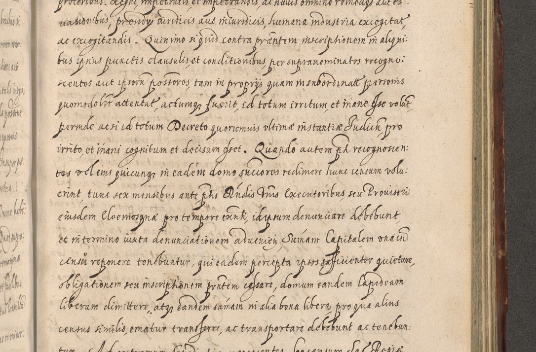 Zdjęcie nr 987 dla obiektu archiwalnego: Illustrissimo et Reverendissimo in Christo Patre Domino Domino Petro Tylicki Dei et Apostolice Sedis Gratia Episcopo Cracoviensis Duce Severiensis Acta actorum causarum sententiarum tam interloquutoriarum quam definitivarum decretorum obligationum, quietationum, recognitionum, constitutionum procuratorum etc. etc. coram Admodum Reverendo Domino Thoma Oborski I. V. Doctore Canonico Vicario in Spiritualibus et Officiali generali Cracoviensis in anno Domini Millesimo Sexcentessimo Decimoquarto Cuius Indictio duodecima Pontificus SS. D. N. D. Pauli Divina providentia Papae quinti Anno decimo foeliciter incipiunt