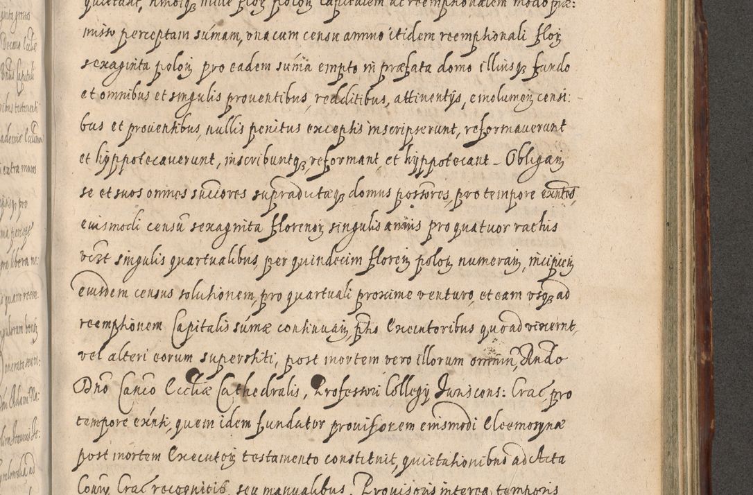 Zdjęcie nr 985 dla obiektu archiwalnego: Illustrissimo et Reverendissimo in Christo Patre Domino Domino Petro Tylicki Dei et Apostolice Sedis Gratia Episcopo Cracoviensis Duce Severiensis Acta actorum causarum sententiarum tam interloquutoriarum quam definitivarum decretorum obligationum, quietationum, recognitionum, constitutionum procuratorum etc. etc. coram Admodum Reverendo Domino Thoma Oborski I. V. Doctore Canonico Vicario in Spiritualibus et Officiali generali Cracoviensis in anno Domini Millesimo Sexcentessimo Decimoquarto Cuius Indictio duodecima Pontificus SS. D. N. D. Pauli Divina providentia Papae quinti Anno decimo foeliciter incipiunt