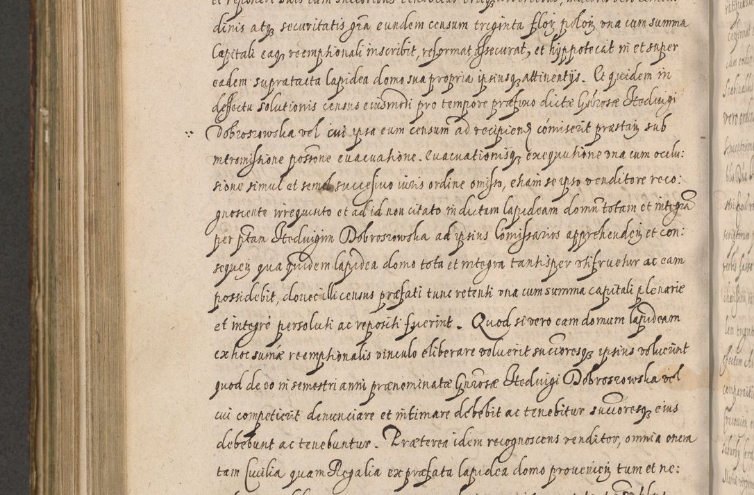 Zdjęcie nr 978 dla obiektu archiwalnego: Illustrissimo et Reverendissimo in Christo Patre Domino Domino Petro Tylicki Dei et Apostolice Sedis Gratia Episcopo Cracoviensis Duce Severiensis Acta actorum causarum sententiarum tam interloquutoriarum quam definitivarum decretorum obligationum, quietationum, recognitionum, constitutionum procuratorum etc. etc. coram Admodum Reverendo Domino Thoma Oborski I. V. Doctore Canonico Vicario in Spiritualibus et Officiali generali Cracoviensis in anno Domini Millesimo Sexcentessimo Decimoquarto Cuius Indictio duodecima Pontificus SS. D. N. D. Pauli Divina providentia Papae quinti Anno decimo foeliciter incipiunt