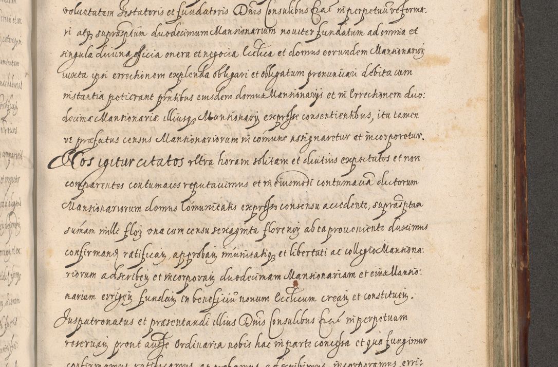Zdjęcie nr 973 dla obiektu archiwalnego: Illustrissimo et Reverendissimo in Christo Patre Domino Domino Petro Tylicki Dei et Apostolice Sedis Gratia Episcopo Cracoviensis Duce Severiensis Acta actorum causarum sententiarum tam interloquutoriarum quam definitivarum decretorum obligationum, quietationum, recognitionum, constitutionum procuratorum etc. etc. coram Admodum Reverendo Domino Thoma Oborski I. V. Doctore Canonico Vicario in Spiritualibus et Officiali generali Cracoviensis in anno Domini Millesimo Sexcentessimo Decimoquarto Cuius Indictio duodecima Pontificus SS. D. N. D. Pauli Divina providentia Papae quinti Anno decimo foeliciter incipiunt