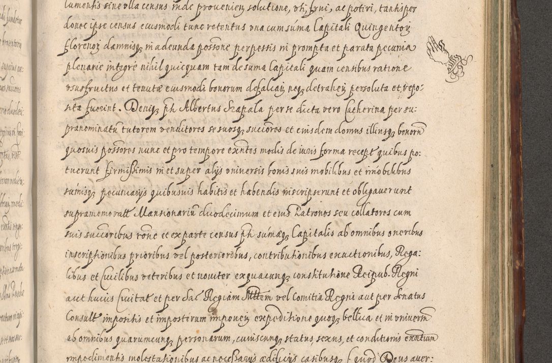 Zdjęcie nr 967 dla obiektu archiwalnego: Illustrissimo et Reverendissimo in Christo Patre Domino Domino Petro Tylicki Dei et Apostolice Sedis Gratia Episcopo Cracoviensis Duce Severiensis Acta actorum causarum sententiarum tam interloquutoriarum quam definitivarum decretorum obligationum, quietationum, recognitionum, constitutionum procuratorum etc. etc. coram Admodum Reverendo Domino Thoma Oborski I. V. Doctore Canonico Vicario in Spiritualibus et Officiali generali Cracoviensis in anno Domini Millesimo Sexcentessimo Decimoquarto Cuius Indictio duodecima Pontificus SS. D. N. D. Pauli Divina providentia Papae quinti Anno decimo foeliciter incipiunt