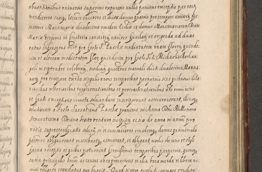 Zdjęcie nr 961 dla obiektu archiwalnego: Illustrissimo et Reverendissimo in Christo Patre Domino Domino Petro Tylicki Dei et Apostolice Sedis Gratia Episcopo Cracoviensis Duce Severiensis Acta actorum causarum sententiarum tam interloquutoriarum quam definitivarum decretorum obligationum, quietationum, recognitionum, constitutionum procuratorum etc. etc. coram Admodum Reverendo Domino Thoma Oborski I. V. Doctore Canonico Vicario in Spiritualibus et Officiali generali Cracoviensis in anno Domini Millesimo Sexcentessimo Decimoquarto Cuius Indictio duodecima Pontificus SS. D. N. D. Pauli Divina providentia Papae quinti Anno decimo foeliciter incipiunt