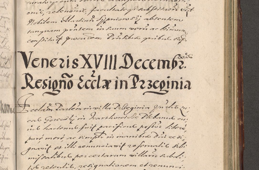 Zdjęcie nr 941 dla obiektu archiwalnego: Illustrissimo et Reverendissimo in Christo Patre Domino Domino Petro Tylicki Dei et Apostolice Sedis Gratia Episcopo Cracoviensis Duce Severiensis Acta actorum causarum sententiarum tam interloquutoriarum quam definitivarum decretorum obligationum, quietationum, recognitionum, constitutionum procuratorum etc. etc. coram Admodum Reverendo Domino Thoma Oborski I. V. Doctore Canonico Vicario in Spiritualibus et Officiali generali Cracoviensis in anno Domini Millesimo Sexcentessimo Decimoquarto Cuius Indictio duodecima Pontificus SS. D. N. D. Pauli Divina providentia Papae quinti Anno decimo foeliciter incipiunt