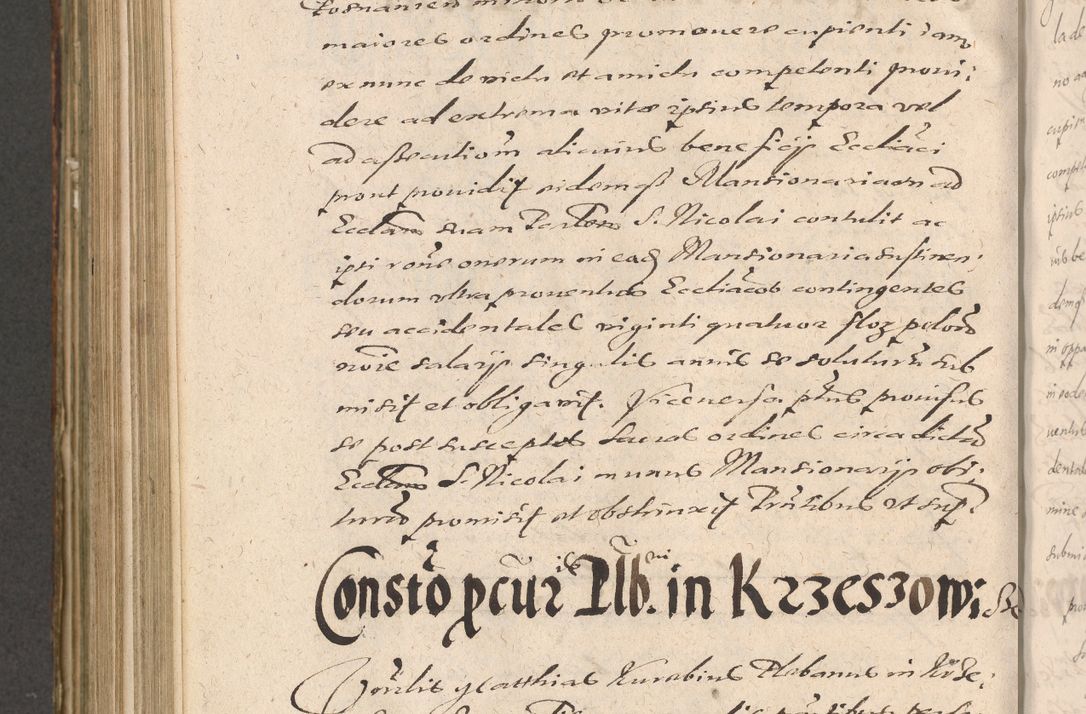 Zdjęcie nr 930 dla obiektu archiwalnego: Illustrissimo et Reverendissimo in Christo Patre Domino Domino Petro Tylicki Dei et Apostolice Sedis Gratia Episcopo Cracoviensis Duce Severiensis Acta actorum causarum sententiarum tam interloquutoriarum quam definitivarum decretorum obligationum, quietationum, recognitionum, constitutionum procuratorum etc. etc. coram Admodum Reverendo Domino Thoma Oborski I. V. Doctore Canonico Vicario in Spiritualibus et Officiali generali Cracoviensis in anno Domini Millesimo Sexcentessimo Decimoquarto Cuius Indictio duodecima Pontificus SS. D. N. D. Pauli Divina providentia Papae quinti Anno decimo foeliciter incipiunt