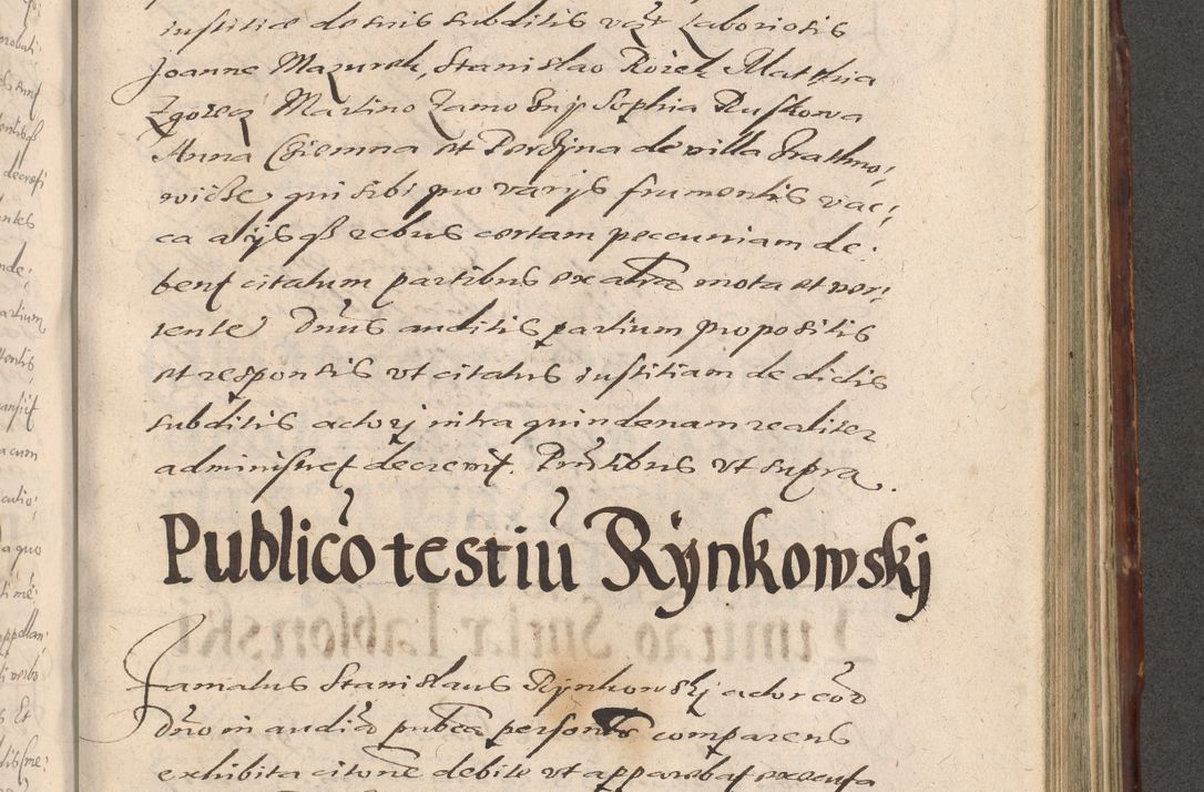 Zdjęcie nr 923 dla obiektu archiwalnego: Illustrissimo et Reverendissimo in Christo Patre Domino Domino Petro Tylicki Dei et Apostolice Sedis Gratia Episcopo Cracoviensis Duce Severiensis Acta actorum causarum sententiarum tam interloquutoriarum quam definitivarum decretorum obligationum, quietationum, recognitionum, constitutionum procuratorum etc. etc. coram Admodum Reverendo Domino Thoma Oborski I. V. Doctore Canonico Vicario in Spiritualibus et Officiali generali Cracoviensis in anno Domini Millesimo Sexcentessimo Decimoquarto Cuius Indictio duodecima Pontificus SS. D. N. D. Pauli Divina providentia Papae quinti Anno decimo foeliciter incipiunt