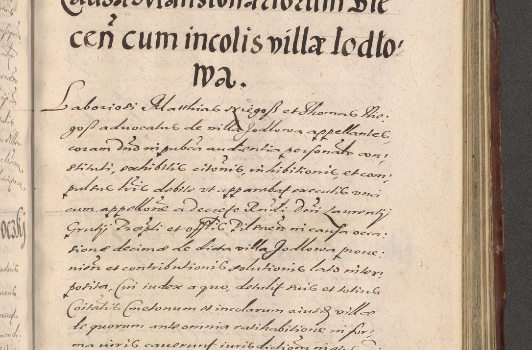 Zdjęcie nr 921 dla obiektu archiwalnego: Illustrissimo et Reverendissimo in Christo Patre Domino Domino Petro Tylicki Dei et Apostolice Sedis Gratia Episcopo Cracoviensis Duce Severiensis Acta actorum causarum sententiarum tam interloquutoriarum quam definitivarum decretorum obligationum, quietationum, recognitionum, constitutionum procuratorum etc. etc. coram Admodum Reverendo Domino Thoma Oborski I. V. Doctore Canonico Vicario in Spiritualibus et Officiali generali Cracoviensis in anno Domini Millesimo Sexcentessimo Decimoquarto Cuius Indictio duodecima Pontificus SS. D. N. D. Pauli Divina providentia Papae quinti Anno decimo foeliciter incipiunt