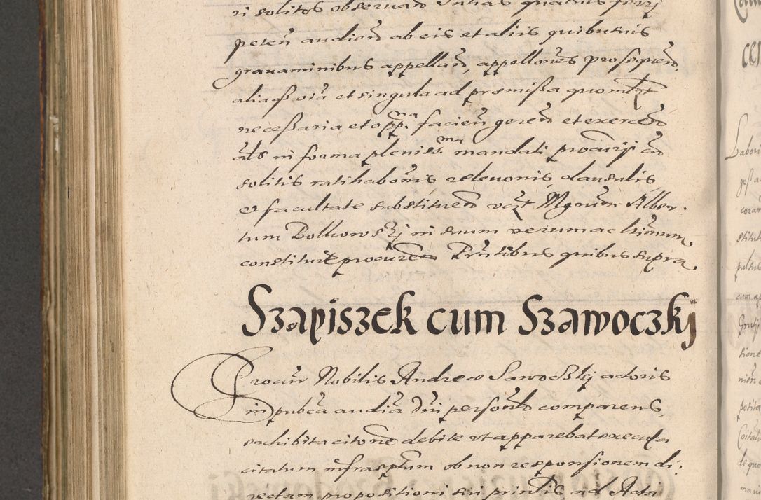 Zdjęcie nr 920 dla obiektu archiwalnego: Illustrissimo et Reverendissimo in Christo Patre Domino Domino Petro Tylicki Dei et Apostolice Sedis Gratia Episcopo Cracoviensis Duce Severiensis Acta actorum causarum sententiarum tam interloquutoriarum quam definitivarum decretorum obligationum, quietationum, recognitionum, constitutionum procuratorum etc. etc. coram Admodum Reverendo Domino Thoma Oborski I. V. Doctore Canonico Vicario in Spiritualibus et Officiali generali Cracoviensis in anno Domini Millesimo Sexcentessimo Decimoquarto Cuius Indictio duodecima Pontificus SS. D. N. D. Pauli Divina providentia Papae quinti Anno decimo foeliciter incipiunt