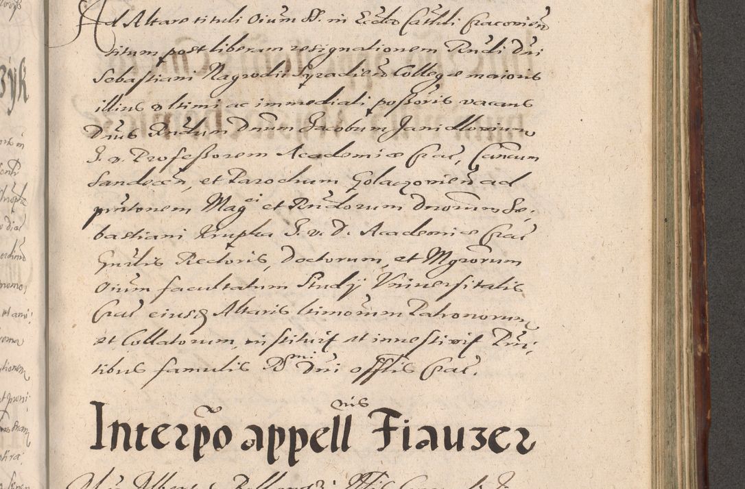 Zdjęcie nr 909 dla obiektu archiwalnego: Illustrissimo et Reverendissimo in Christo Patre Domino Domino Petro Tylicki Dei et Apostolice Sedis Gratia Episcopo Cracoviensis Duce Severiensis Acta actorum causarum sententiarum tam interloquutoriarum quam definitivarum decretorum obligationum, quietationum, recognitionum, constitutionum procuratorum etc. etc. coram Admodum Reverendo Domino Thoma Oborski I. V. Doctore Canonico Vicario in Spiritualibus et Officiali generali Cracoviensis in anno Domini Millesimo Sexcentessimo Decimoquarto Cuius Indictio duodecima Pontificus SS. D. N. D. Pauli Divina providentia Papae quinti Anno decimo foeliciter incipiunt