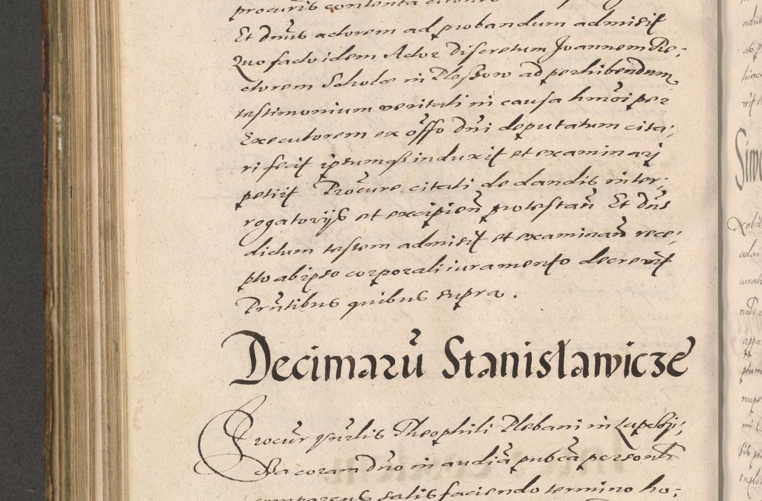 Zdjęcie nr 902 dla obiektu archiwalnego: Illustrissimo et Reverendissimo in Christo Patre Domino Domino Petro Tylicki Dei et Apostolice Sedis Gratia Episcopo Cracoviensis Duce Severiensis Acta actorum causarum sententiarum tam interloquutoriarum quam definitivarum decretorum obligationum, quietationum, recognitionum, constitutionum procuratorum etc. etc. coram Admodum Reverendo Domino Thoma Oborski I. V. Doctore Canonico Vicario in Spiritualibus et Officiali generali Cracoviensis in anno Domini Millesimo Sexcentessimo Decimoquarto Cuius Indictio duodecima Pontificus SS. D. N. D. Pauli Divina providentia Papae quinti Anno decimo foeliciter incipiunt