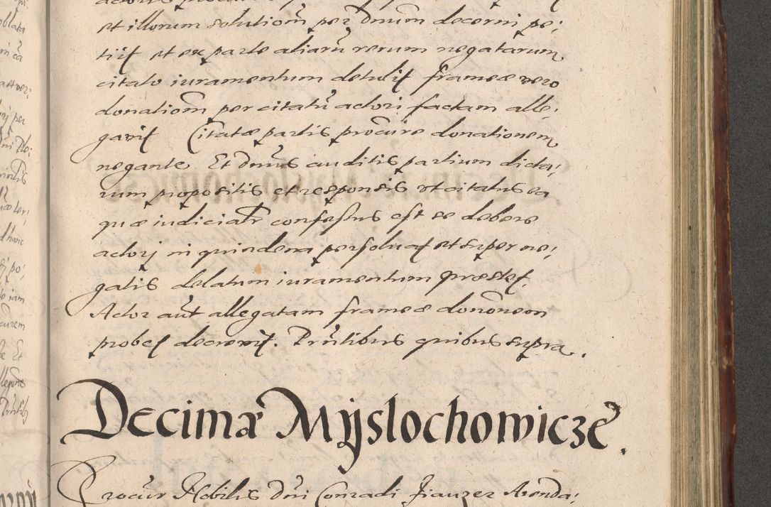 Zdjęcie nr 899 dla obiektu archiwalnego: Illustrissimo et Reverendissimo in Christo Patre Domino Domino Petro Tylicki Dei et Apostolice Sedis Gratia Episcopo Cracoviensis Duce Severiensis Acta actorum causarum sententiarum tam interloquutoriarum quam definitivarum decretorum obligationum, quietationum, recognitionum, constitutionum procuratorum etc. etc. coram Admodum Reverendo Domino Thoma Oborski I. V. Doctore Canonico Vicario in Spiritualibus et Officiali generali Cracoviensis in anno Domini Millesimo Sexcentessimo Decimoquarto Cuius Indictio duodecima Pontificus SS. D. N. D. Pauli Divina providentia Papae quinti Anno decimo foeliciter incipiunt
