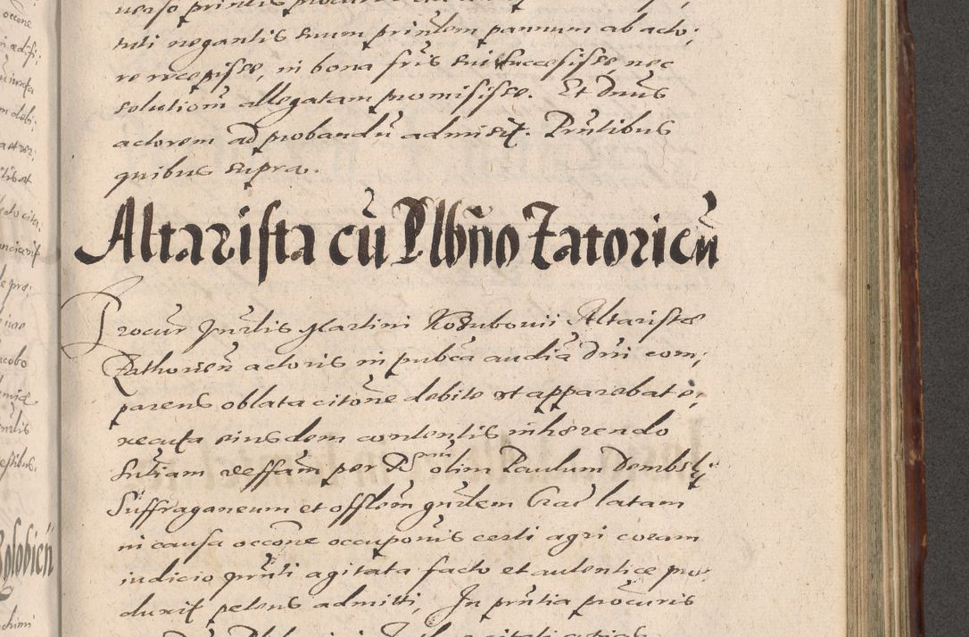 Zdjęcie nr 883 dla obiektu archiwalnego: Illustrissimo et Reverendissimo in Christo Patre Domino Domino Petro Tylicki Dei et Apostolice Sedis Gratia Episcopo Cracoviensis Duce Severiensis Acta actorum causarum sententiarum tam interloquutoriarum quam definitivarum decretorum obligationum, quietationum, recognitionum, constitutionum procuratorum etc. etc. coram Admodum Reverendo Domino Thoma Oborski I. V. Doctore Canonico Vicario in Spiritualibus et Officiali generali Cracoviensis in anno Domini Millesimo Sexcentessimo Decimoquarto Cuius Indictio duodecima Pontificus SS. D. N. D. Pauli Divina providentia Papae quinti Anno decimo foeliciter incipiunt