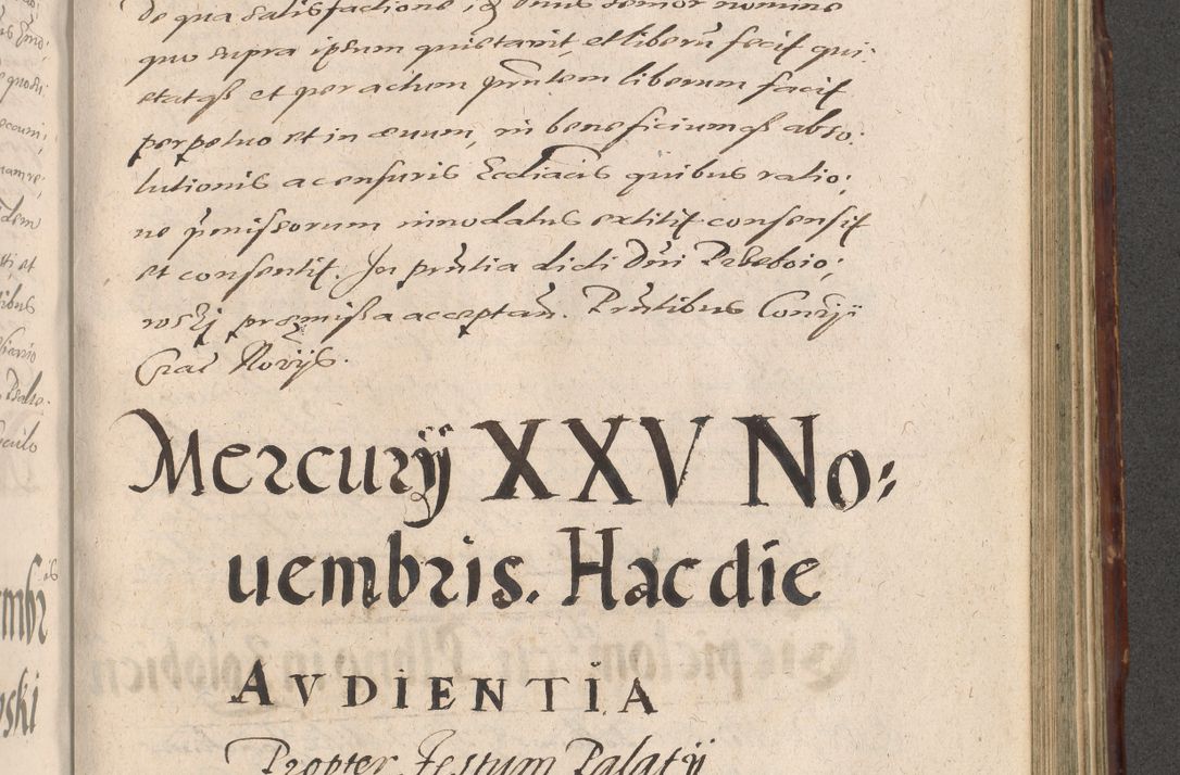 Zdjęcie nr 881 dla obiektu archiwalnego: Illustrissimo et Reverendissimo in Christo Patre Domino Domino Petro Tylicki Dei et Apostolice Sedis Gratia Episcopo Cracoviensis Duce Severiensis Acta actorum causarum sententiarum tam interloquutoriarum quam definitivarum decretorum obligationum, quietationum, recognitionum, constitutionum procuratorum etc. etc. coram Admodum Reverendo Domino Thoma Oborski I. V. Doctore Canonico Vicario in Spiritualibus et Officiali generali Cracoviensis in anno Domini Millesimo Sexcentessimo Decimoquarto Cuius Indictio duodecima Pontificus SS. D. N. D. Pauli Divina providentia Papae quinti Anno decimo foeliciter incipiunt