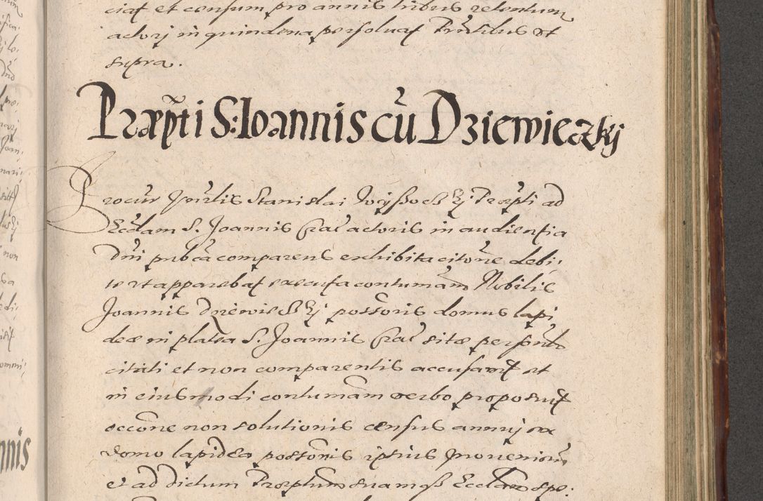 Zdjęcie nr 869 dla obiektu archiwalnego: Illustrissimo et Reverendissimo in Christo Patre Domino Domino Petro Tylicki Dei et Apostolice Sedis Gratia Episcopo Cracoviensis Duce Severiensis Acta actorum causarum sententiarum tam interloquutoriarum quam definitivarum decretorum obligationum, quietationum, recognitionum, constitutionum procuratorum etc. etc. coram Admodum Reverendo Domino Thoma Oborski I. V. Doctore Canonico Vicario in Spiritualibus et Officiali generali Cracoviensis in anno Domini Millesimo Sexcentessimo Decimoquarto Cuius Indictio duodecima Pontificus SS. D. N. D. Pauli Divina providentia Papae quinti Anno decimo foeliciter incipiunt
