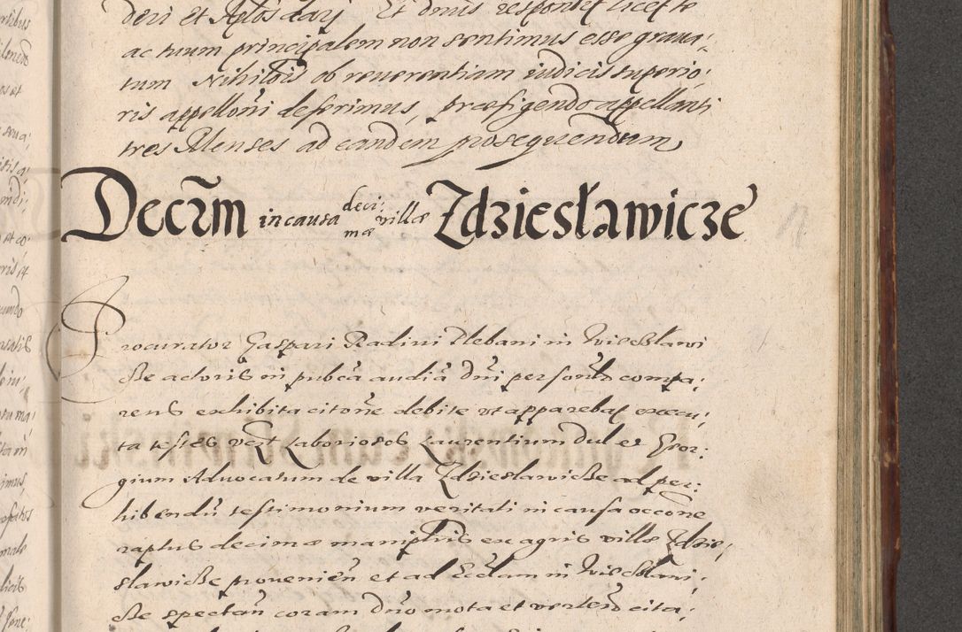 Zdjęcie nr 865 dla obiektu archiwalnego: Illustrissimo et Reverendissimo in Christo Patre Domino Domino Petro Tylicki Dei et Apostolice Sedis Gratia Episcopo Cracoviensis Duce Severiensis Acta actorum causarum sententiarum tam interloquutoriarum quam definitivarum decretorum obligationum, quietationum, recognitionum, constitutionum procuratorum etc. etc. coram Admodum Reverendo Domino Thoma Oborski I. V. Doctore Canonico Vicario in Spiritualibus et Officiali generali Cracoviensis in anno Domini Millesimo Sexcentessimo Decimoquarto Cuius Indictio duodecima Pontificus SS. D. N. D. Pauli Divina providentia Papae quinti Anno decimo foeliciter incipiunt