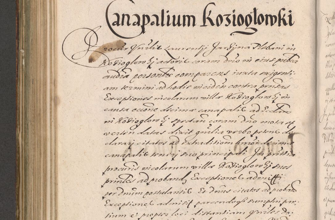 Zdjęcie nr 862 dla obiektu archiwalnego: Illustrissimo et Reverendissimo in Christo Patre Domino Domino Petro Tylicki Dei et Apostolice Sedis Gratia Episcopo Cracoviensis Duce Severiensis Acta actorum causarum sententiarum tam interloquutoriarum quam definitivarum decretorum obligationum, quietationum, recognitionum, constitutionum procuratorum etc. etc. coram Admodum Reverendo Domino Thoma Oborski I. V. Doctore Canonico Vicario in Spiritualibus et Officiali generali Cracoviensis in anno Domini Millesimo Sexcentessimo Decimoquarto Cuius Indictio duodecima Pontificus SS. D. N. D. Pauli Divina providentia Papae quinti Anno decimo foeliciter incipiunt