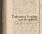 Zdjęcie nr 842 dla obiektu archiwalnego: Illustrissimo et Reverendissimo in Christo Patre Domino Domino Petro Tylicki Dei et Apostolice Sedis Gratia Episcopo Cracoviensis Duce Severiensis Acta actorum causarum sententiarum tam interloquutoriarum quam definitivarum decretorum obligationum, quietationum, recognitionum, constitutionum procuratorum etc. etc. coram Admodum Reverendo Domino Thoma Oborski I. V. Doctore Canonico Vicario in Spiritualibus et Officiali generali Cracoviensis in anno Domini Millesimo Sexcentessimo Decimoquarto Cuius Indictio duodecima Pontificus SS. D. N. D. Pauli Divina providentia Papae quinti Anno decimo foeliciter incipiunt