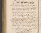 Zdjęcie nr 838 dla obiektu archiwalnego: Illustrissimo et Reverendissimo in Christo Patre Domino Domino Petro Tylicki Dei et Apostolice Sedis Gratia Episcopo Cracoviensis Duce Severiensis Acta actorum causarum sententiarum tam interloquutoriarum quam definitivarum decretorum obligationum, quietationum, recognitionum, constitutionum procuratorum etc. etc. coram Admodum Reverendo Domino Thoma Oborski I. V. Doctore Canonico Vicario in Spiritualibus et Officiali generali Cracoviensis in anno Domini Millesimo Sexcentessimo Decimoquarto Cuius Indictio duodecima Pontificus SS. D. N. D. Pauli Divina providentia Papae quinti Anno decimo foeliciter incipiunt