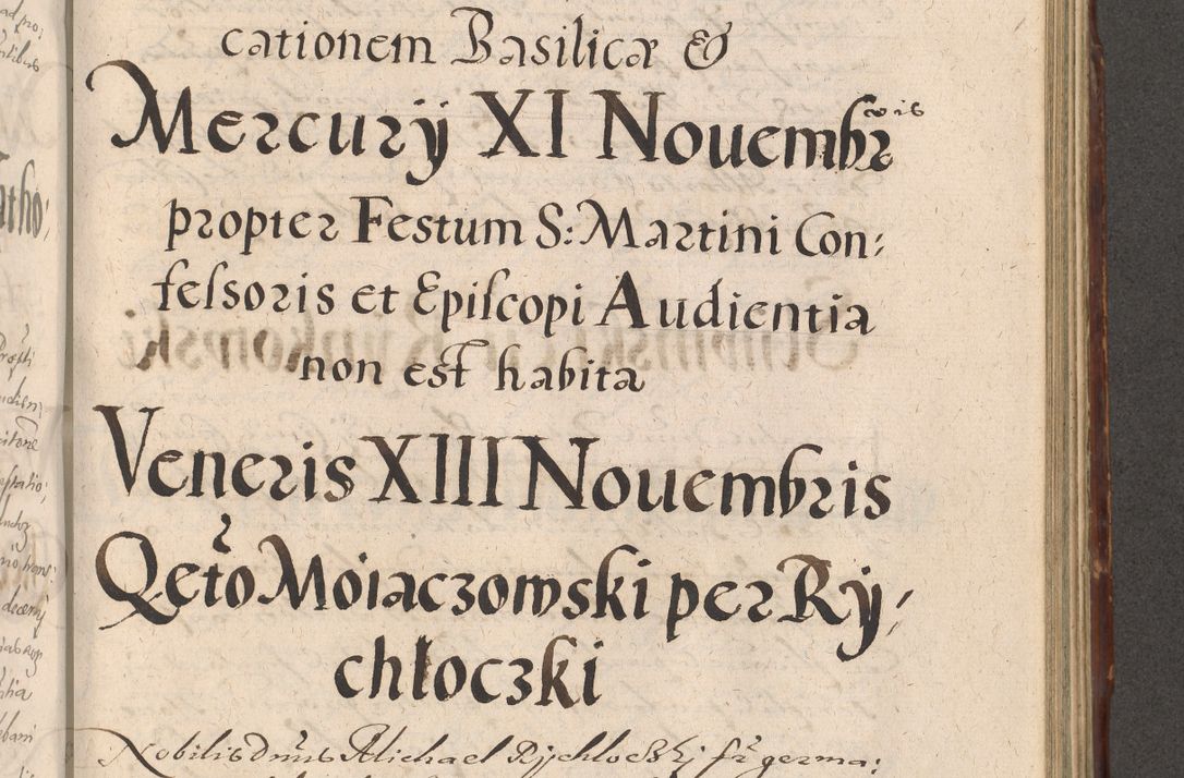 Zdjęcie nr 835 dla obiektu archiwalnego: Illustrissimo et Reverendissimo in Christo Patre Domino Domino Petro Tylicki Dei et Apostolice Sedis Gratia Episcopo Cracoviensis Duce Severiensis Acta actorum causarum sententiarum tam interloquutoriarum quam definitivarum decretorum obligationum, quietationum, recognitionum, constitutionum procuratorum etc. etc. coram Admodum Reverendo Domino Thoma Oborski I. V. Doctore Canonico Vicario in Spiritualibus et Officiali generali Cracoviensis in anno Domini Millesimo Sexcentessimo Decimoquarto Cuius Indictio duodecima Pontificus SS. D. N. D. Pauli Divina providentia Papae quinti Anno decimo foeliciter incipiunt