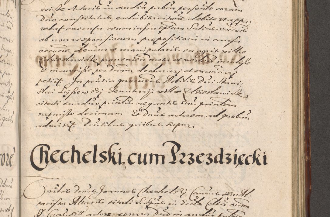 Zdjęcie nr 833 dla obiektu archiwalnego: Illustrissimo et Reverendissimo in Christo Patre Domino Domino Petro Tylicki Dei et Apostolice Sedis Gratia Episcopo Cracoviensis Duce Severiensis Acta actorum causarum sententiarum tam interloquutoriarum quam definitivarum decretorum obligationum, quietationum, recognitionum, constitutionum procuratorum etc. etc. coram Admodum Reverendo Domino Thoma Oborski I. V. Doctore Canonico Vicario in Spiritualibus et Officiali generali Cracoviensis in anno Domini Millesimo Sexcentessimo Decimoquarto Cuius Indictio duodecima Pontificus SS. D. N. D. Pauli Divina providentia Papae quinti Anno decimo foeliciter incipiunt