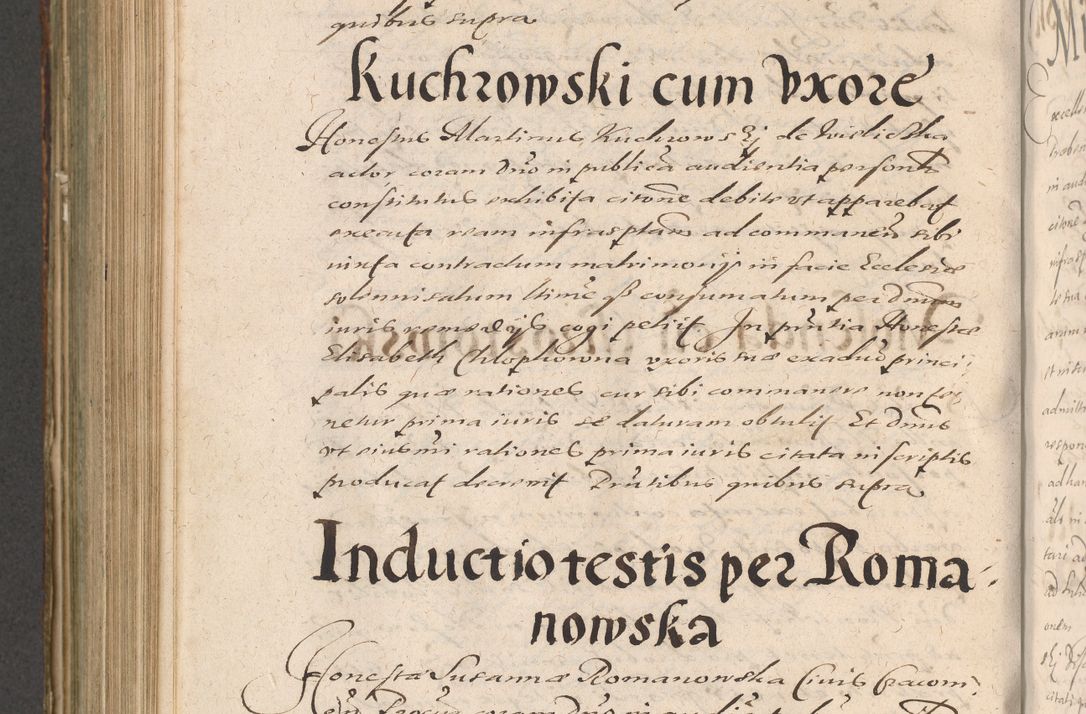 Zdjęcie nr 830 dla obiektu archiwalnego: Illustrissimo et Reverendissimo in Christo Patre Domino Domino Petro Tylicki Dei et Apostolice Sedis Gratia Episcopo Cracoviensis Duce Severiensis Acta actorum causarum sententiarum tam interloquutoriarum quam definitivarum decretorum obligationum, quietationum, recognitionum, constitutionum procuratorum etc. etc. coram Admodum Reverendo Domino Thoma Oborski I. V. Doctore Canonico Vicario in Spiritualibus et Officiali generali Cracoviensis in anno Domini Millesimo Sexcentessimo Decimoquarto Cuius Indictio duodecima Pontificus SS. D. N. D. Pauli Divina providentia Papae quinti Anno decimo foeliciter incipiunt