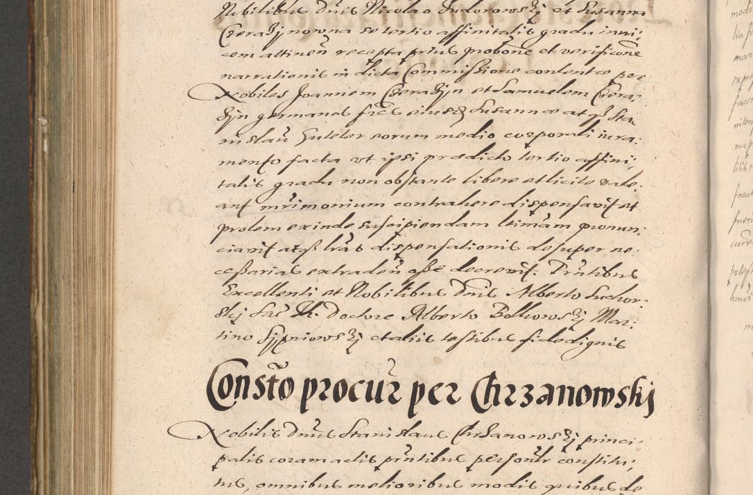 Zdjęcie nr 826 dla obiektu archiwalnego: Illustrissimo et Reverendissimo in Christo Patre Domino Domino Petro Tylicki Dei et Apostolice Sedis Gratia Episcopo Cracoviensis Duce Severiensis Acta actorum causarum sententiarum tam interloquutoriarum quam definitivarum decretorum obligationum, quietationum, recognitionum, constitutionum procuratorum etc. etc. coram Admodum Reverendo Domino Thoma Oborski I. V. Doctore Canonico Vicario in Spiritualibus et Officiali generali Cracoviensis in anno Domini Millesimo Sexcentessimo Decimoquarto Cuius Indictio duodecima Pontificus SS. D. N. D. Pauli Divina providentia Papae quinti Anno decimo foeliciter incipiunt