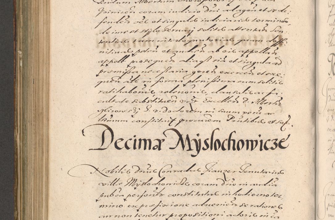 Zdjęcie nr 818 dla obiektu archiwalnego: Illustrissimo et Reverendissimo in Christo Patre Domino Domino Petro Tylicki Dei et Apostolice Sedis Gratia Episcopo Cracoviensis Duce Severiensis Acta actorum causarum sententiarum tam interloquutoriarum quam definitivarum decretorum obligationum, quietationum, recognitionum, constitutionum procuratorum etc. etc. coram Admodum Reverendo Domino Thoma Oborski I. V. Doctore Canonico Vicario in Spiritualibus et Officiali generali Cracoviensis in anno Domini Millesimo Sexcentessimo Decimoquarto Cuius Indictio duodecima Pontificus SS. D. N. D. Pauli Divina providentia Papae quinti Anno decimo foeliciter incipiunt