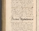 Zdjęcie nr 818 dla obiektu archiwalnego: Illustrissimo et Reverendissimo in Christo Patre Domino Domino Petro Tylicki Dei et Apostolice Sedis Gratia Episcopo Cracoviensis Duce Severiensis Acta actorum causarum sententiarum tam interloquutoriarum quam definitivarum decretorum obligationum, quietationum, recognitionum, constitutionum procuratorum etc. etc. coram Admodum Reverendo Domino Thoma Oborski I. V. Doctore Canonico Vicario in Spiritualibus et Officiali generali Cracoviensis in anno Domini Millesimo Sexcentessimo Decimoquarto Cuius Indictio duodecima Pontificus SS. D. N. D. Pauli Divina providentia Papae quinti Anno decimo foeliciter incipiunt