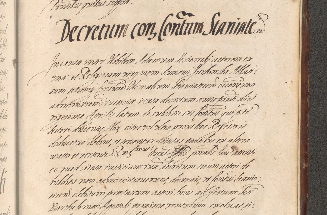 Zdjęcie nr 1347 dla obiektu archiwalnego: Illustrissimo et Reverendissimo in Christo Patre Domino Domino Petro Tylicki Dei et Apostolice Sedis Gratia Episcopo Cracoviensis Duce Severiensis Acta actorum causarum sententiarum tam interloquutoriarum quam definitivarum decretorum obligationum, quietationum, recognitionum, constitutionum procuratorum etc. etc. coram Admodum Reverendo Domino Thoma Oborski I. V. Doctore Canonico Vicario in Spiritualibus et Officiali generali Cracoviensis in anno Domini Millesimo Sexcentessimo Decimoquarto Cuius Indictio duodecima Pontificus SS. D. N. D. Pauli Divina providentia Papae quinti Anno decimo foeliciter incipiunt