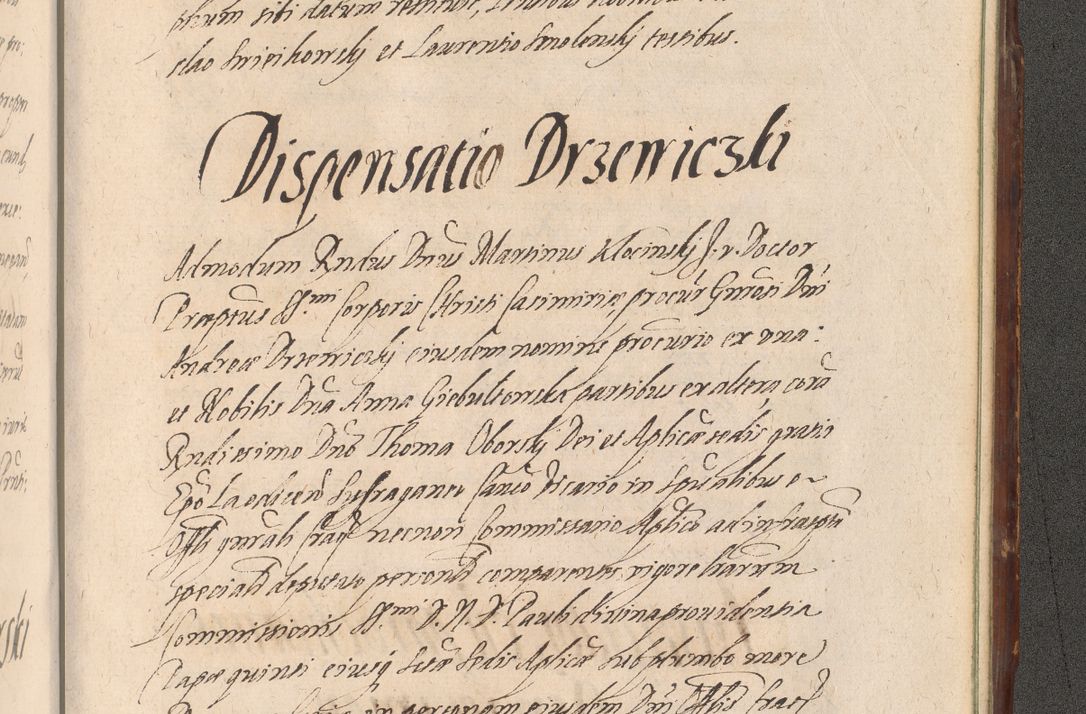 Zdjęcie nr 1323 dla obiektu archiwalnego: Illustrissimo et Reverendissimo in Christo Patre Domino Domino Petro Tylicki Dei et Apostolice Sedis Gratia Episcopo Cracoviensis Duce Severiensis Acta actorum causarum sententiarum tam interloquutoriarum quam definitivarum decretorum obligationum, quietationum, recognitionum, constitutionum procuratorum etc. etc. coram Admodum Reverendo Domino Thoma Oborski I. V. Doctore Canonico Vicario in Spiritualibus et Officiali generali Cracoviensis in anno Domini Millesimo Sexcentessimo Decimoquarto Cuius Indictio duodecima Pontificus SS. D. N. D. Pauli Divina providentia Papae quinti Anno decimo foeliciter incipiunt