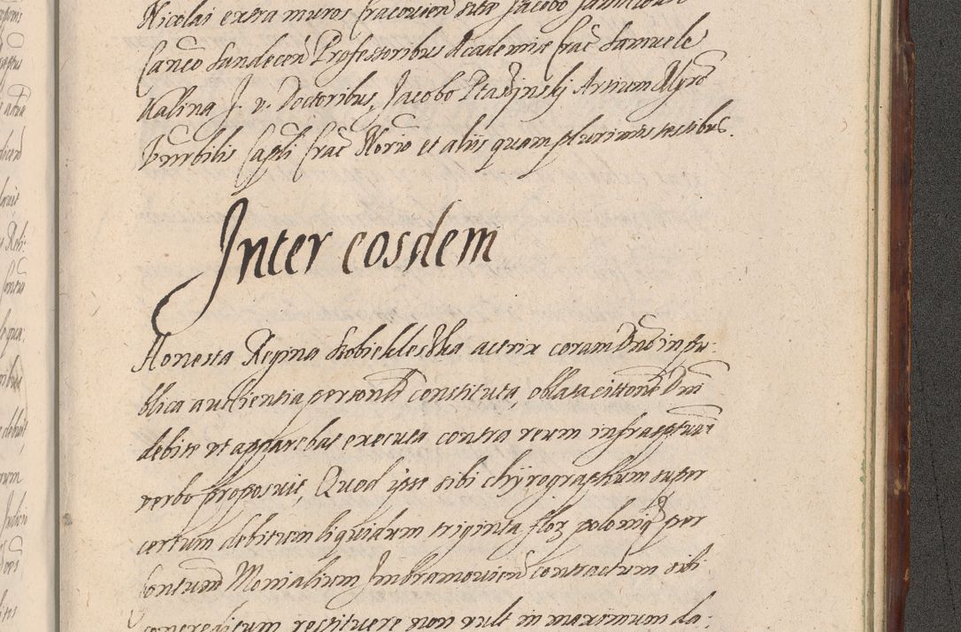Zdjęcie nr 1307 dla obiektu archiwalnego: Illustrissimo et Reverendissimo in Christo Patre Domino Domino Petro Tylicki Dei et Apostolice Sedis Gratia Episcopo Cracoviensis Duce Severiensis Acta actorum causarum sententiarum tam interloquutoriarum quam definitivarum decretorum obligationum, quietationum, recognitionum, constitutionum procuratorum etc. etc. coram Admodum Reverendo Domino Thoma Oborski I. V. Doctore Canonico Vicario in Spiritualibus et Officiali generali Cracoviensis in anno Domini Millesimo Sexcentessimo Decimoquarto Cuius Indictio duodecima Pontificus SS. D. N. D. Pauli Divina providentia Papae quinti Anno decimo foeliciter incipiunt