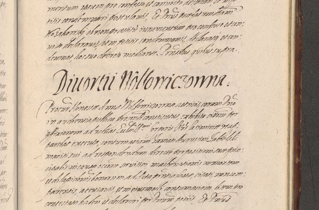 Zdjęcie nr 1295 dla obiektu archiwalnego: Illustrissimo et Reverendissimo in Christo Patre Domino Domino Petro Tylicki Dei et Apostolice Sedis Gratia Episcopo Cracoviensis Duce Severiensis Acta actorum causarum sententiarum tam interloquutoriarum quam definitivarum decretorum obligationum, quietationum, recognitionum, constitutionum procuratorum etc. etc. coram Admodum Reverendo Domino Thoma Oborski I. V. Doctore Canonico Vicario in Spiritualibus et Officiali generali Cracoviensis in anno Domini Millesimo Sexcentessimo Decimoquarto Cuius Indictio duodecima Pontificus SS. D. N. D. Pauli Divina providentia Papae quinti Anno decimo foeliciter incipiunt