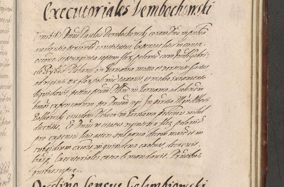 Zdjęcie nr 1277 dla obiektu archiwalnego: Illustrissimo et Reverendissimo in Christo Patre Domino Domino Petro Tylicki Dei et Apostolice Sedis Gratia Episcopo Cracoviensis Duce Severiensis Acta actorum causarum sententiarum tam interloquutoriarum quam definitivarum decretorum obligationum, quietationum, recognitionum, constitutionum procuratorum etc. etc. coram Admodum Reverendo Domino Thoma Oborski I. V. Doctore Canonico Vicario in Spiritualibus et Officiali generali Cracoviensis in anno Domini Millesimo Sexcentessimo Decimoquarto Cuius Indictio duodecima Pontificus SS. D. N. D. Pauli Divina providentia Papae quinti Anno decimo foeliciter incipiunt