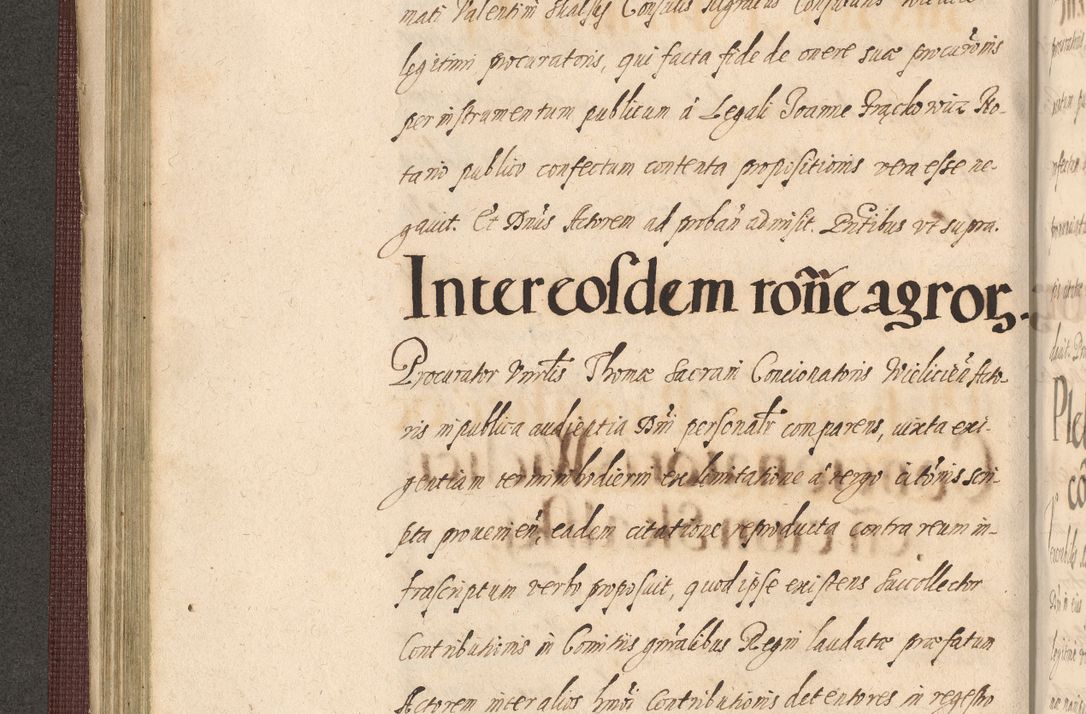 Zdjęcie nr 206 dla obiektu archiwalnego: Acta actorum causarum obligationum institutionum, decretorum, constitutionum, quietonum, resignonum, cessionum, accaeterarum, obseruonum tam iudicialium quam extraiudicialium coram Admondo Reverendo Domino Joanne Zerzynski Canonico, Vicario in Spiritualibus et Officiali generali Cracoviensis Iudice deputati per Illustrissimum ac Reverendissimum Dominum Martinum Szyszkowski Dei et Apostolice Sedis gratia Episcopum Cracoviensis ad Annum Domini Millesimum Sexcentesimum Decimum Septimum Indicatione quindecima Pontificus SS. D. N. D. Pauli Divina providentia Papae V. foeliciter moderni anno ipsus duodecimo continuantur