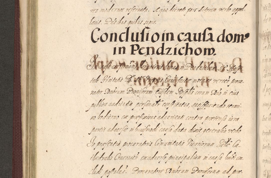 Zdjęcie nr 186 dla obiektu archiwalnego: Acta actorum causarum obligationum institutionum, decretorum, constitutionum, quietonum, resignonum, cessionum, accaeterarum, obseruonum tam iudicialium quam extraiudicialium coram Admondo Reverendo Domino Joanne Zerzynski Canonico, Vicario in Spiritualibus et Officiali generali Cracoviensis Iudice deputati per Illustrissimum ac Reverendissimum Dominum Martinum Szyszkowski Dei et Apostolice Sedis gratia Episcopum Cracoviensis ad Annum Domini Millesimum Sexcentesimum Decimum Septimum Indicatione quindecima Pontificus SS. D. N. D. Pauli Divina providentia Papae V. foeliciter moderni anno ipsus duodecimo continuantur