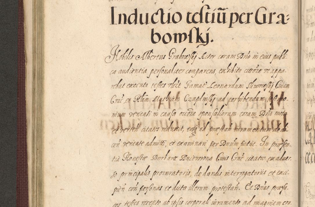 Zdjęcie nr 176 dla obiektu archiwalnego: Acta actorum causarum obligationum institutionum, decretorum, constitutionum, quietonum, resignonum, cessionum, accaeterarum, obseruonum tam iudicialium quam extraiudicialium coram Admondo Reverendo Domino Joanne Zerzynski Canonico, Vicario in Spiritualibus et Officiali generali Cracoviensis Iudice deputati per Illustrissimum ac Reverendissimum Dominum Martinum Szyszkowski Dei et Apostolice Sedis gratia Episcopum Cracoviensis ad Annum Domini Millesimum Sexcentesimum Decimum Septimum Indicatione quindecima Pontificus SS. D. N. D. Pauli Divina providentia Papae V. foeliciter moderni anno ipsus duodecimo continuantur