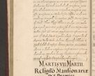 Zdjęcie nr 174 dla obiektu archiwalnego: Acta actorum causarum obligationum institutionum, decretorum, constitutionum, quietonum, resignonum, cessionum, accaeterarum, obseruonum tam iudicialium quam extraiudicialium coram Admondo Reverendo Domino Joanne Zerzynski Canonico, Vicario in Spiritualibus et Officiali generali Cracoviensis Iudice deputati per Illustrissimum ac Reverendissimum Dominum Martinum Szyszkowski Dei et Apostolice Sedis gratia Episcopum Cracoviensis ad Annum Domini Millesimum Sexcentesimum Decimum Septimum Indicatione quindecima Pontificus SS. D. N. D. Pauli Divina providentia Papae V. foeliciter moderni anno ipsus duodecimo continuantur