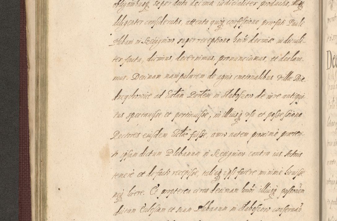 Zdjęcie nr 164 dla obiektu archiwalnego: Acta actorum causarum obligationum institutionum, decretorum, constitutionum, quietonum, resignonum, cessionum, accaeterarum, obseruonum tam iudicialium quam extraiudicialium coram Admondo Reverendo Domino Joanne Zerzynski Canonico, Vicario in Spiritualibus et Officiali generali Cracoviensis Iudice deputati per Illustrissimum ac Reverendissimum Dominum Martinum Szyszkowski Dei et Apostolice Sedis gratia Episcopum Cracoviensis ad Annum Domini Millesimum Sexcentesimum Decimum Septimum Indicatione quindecima Pontificus SS. D. N. D. Pauli Divina providentia Papae V. foeliciter moderni anno ipsus duodecimo continuantur