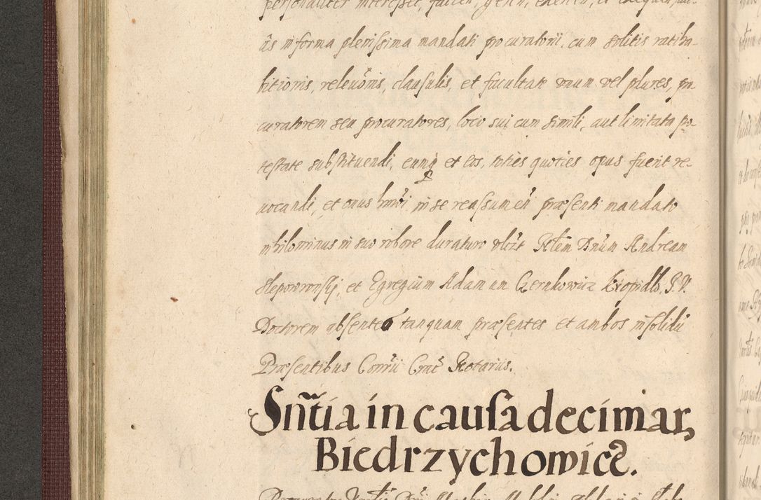Zdjęcie nr 162 dla obiektu archiwalnego: Acta actorum causarum obligationum institutionum, decretorum, constitutionum, quietonum, resignonum, cessionum, accaeterarum, obseruonum tam iudicialium quam extraiudicialium coram Admondo Reverendo Domino Joanne Zerzynski Canonico, Vicario in Spiritualibus et Officiali generali Cracoviensis Iudice deputati per Illustrissimum ac Reverendissimum Dominum Martinum Szyszkowski Dei et Apostolice Sedis gratia Episcopum Cracoviensis ad Annum Domini Millesimum Sexcentesimum Decimum Septimum Indicatione quindecima Pontificus SS. D. N. D. Pauli Divina providentia Papae V. foeliciter moderni anno ipsus duodecimo continuantur