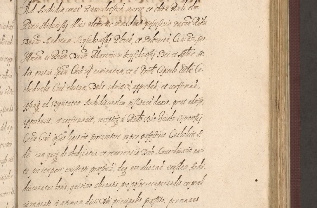 Zdjęcie nr 155 dla obiektu archiwalnego: Acta actorum causarum obligationum institutionum, decretorum, constitutionum, quietonum, resignonum, cessionum, accaeterarum, obseruonum tam iudicialium quam extraiudicialium coram Admondo Reverendo Domino Joanne Zerzynski Canonico, Vicario in Spiritualibus et Officiali generali Cracoviensis Iudice deputati per Illustrissimum ac Reverendissimum Dominum Martinum Szyszkowski Dei et Apostolice Sedis gratia Episcopum Cracoviensis ad Annum Domini Millesimum Sexcentesimum Decimum Septimum Indicatione quindecima Pontificus SS. D. N. D. Pauli Divina providentia Papae V. foeliciter moderni anno ipsus duodecimo continuantur