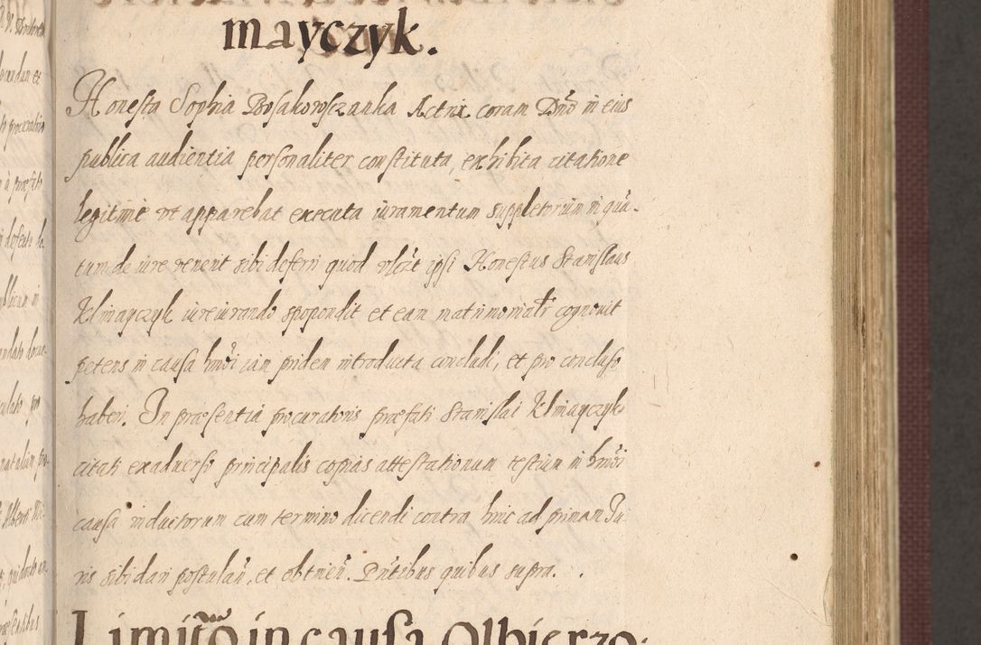 Zdjęcie nr 153 dla obiektu archiwalnego: Acta actorum causarum obligationum institutionum, decretorum, constitutionum, quietonum, resignonum, cessionum, accaeterarum, obseruonum tam iudicialium quam extraiudicialium coram Admondo Reverendo Domino Joanne Zerzynski Canonico, Vicario in Spiritualibus et Officiali generali Cracoviensis Iudice deputati per Illustrissimum ac Reverendissimum Dominum Martinum Szyszkowski Dei et Apostolice Sedis gratia Episcopum Cracoviensis ad Annum Domini Millesimum Sexcentesimum Decimum Septimum Indicatione quindecima Pontificus SS. D. N. D. Pauli Divina providentia Papae V. foeliciter moderni anno ipsus duodecimo continuantur
