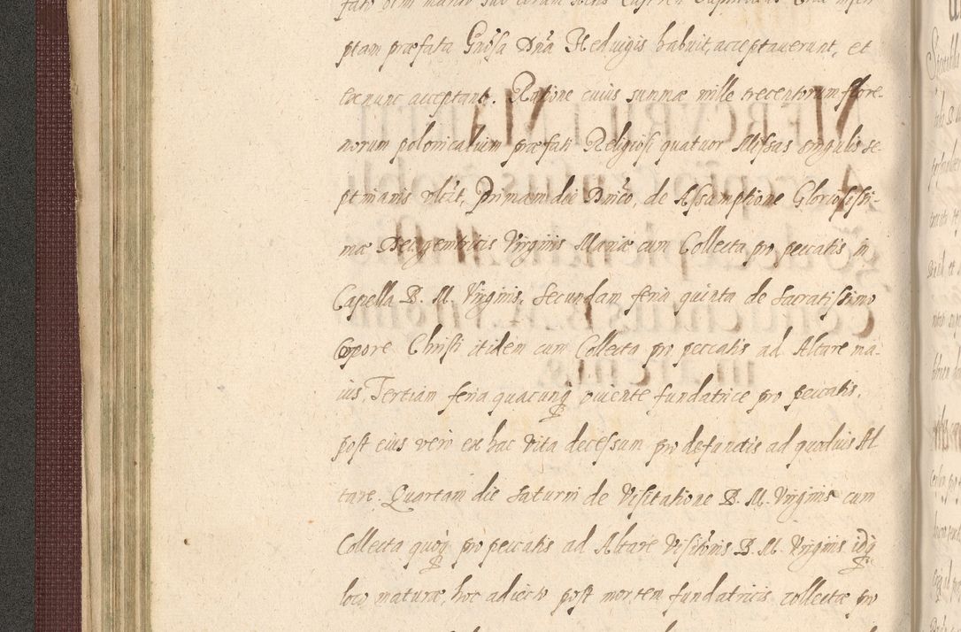 Zdjęcie nr 142 dla obiektu archiwalnego: Acta actorum causarum obligationum institutionum, decretorum, constitutionum, quietonum, resignonum, cessionum, accaeterarum, obseruonum tam iudicialium quam extraiudicialium coram Admondo Reverendo Domino Joanne Zerzynski Canonico, Vicario in Spiritualibus et Officiali generali Cracoviensis Iudice deputati per Illustrissimum ac Reverendissimum Dominum Martinum Szyszkowski Dei et Apostolice Sedis gratia Episcopum Cracoviensis ad Annum Domini Millesimum Sexcentesimum Decimum Septimum Indicatione quindecima Pontificus SS. D. N. D. Pauli Divina providentia Papae V. foeliciter moderni anno ipsus duodecimo continuantur
